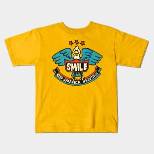 Smile - Keep America Beautiful Kids T-Shirt